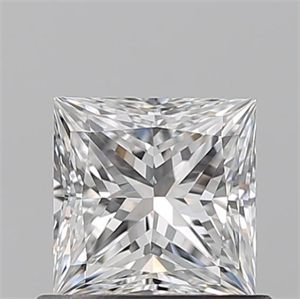 Picture of Natural Diamond 0.70 Carats, Princess with  Cut, F Color, VVS1 Clarity and Certified by GIA