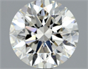 Natural Diamond 2.01 Carats, Round with Excellent Cut, H Color, VVS2 Clarity and Certified by GIA
