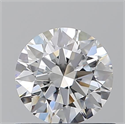 Diamante Natural 0.70 quilates, Redondo , Color F, claridad VVS1 y certificado GIA