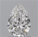 Natural Diamond 0.80 Carats, Pear with  Cut, E Color, SI2 Clarity and Certified by GIA