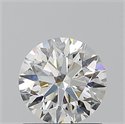 Natural Diamond 1.01 Carats, Round with Excellent Cut, H Color, SI1 Clarity and Certified by GIA