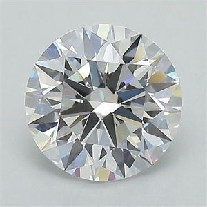 Picture of Lab Grown Diamond 1.31 Carats, Round with Ideal Cut, E Color, VVS2 Clarity and Certified by IGI