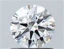 Natural Diamond 0.70 Carats, Round with Excellent Cut, E Color, VS2 Clarity and Certified by GIA