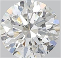 Natural Diamond 2.70 Carats, Round with Excellent Cut, G Color, SI1 Clarity and Certified by GIA
