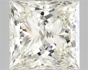 Picture of Natural Diamond 4.01 Carats, Princess with  Cut, J Color, VVS1 Clarity and Certified by IGI