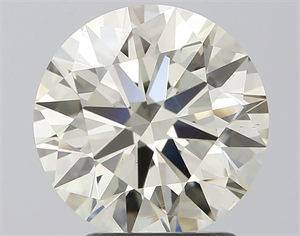 Picture of Natural Diamond 2.50 Carats, Round with Excellent Cut, K Color, VS2 Clarity and Certified by IGI