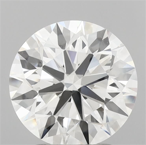 Picture of Lab Grown Diamond 2.51 Carats, Round with Ideal Cut, E Color, VVS2 Clarity and Certified by IGI