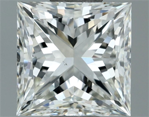 Picture of Natural Diamond 1.30 Carats, Princess with  Cut, H Color, VS1 Clarity and Certified by IGI
