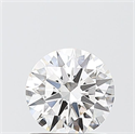 Lab Grown Diamond 1.01 Carats, Round with Excellent Cut, E Color, VVS2 Clarity and Certified by IGI