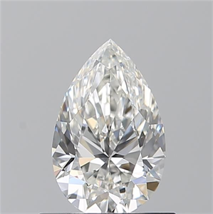 Picture of Natural Diamond 0.71 Carats, Pear with  Cut, G Color, VVS2 Clarity and Certified by GIA