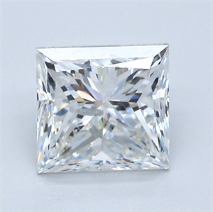 Foto Diamante Natural 1.62 quilates, Princesa , Color G, claridad I1 y certificado GIA de