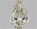 Natural Diamond 1.00 Carats, Pear with  Cut, L Color, SI1 Clarity and Certified by GIA