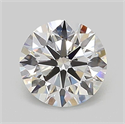 Lab Grown Diamond 1.07 Carats, Round with Ideal Cut, D Color, VS1 Clarity and Certified by IGI