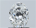 Natural Diamond 0.80 Carats, Oval with  Cut, E Color, VS2 Clarity and Certified by GIA
