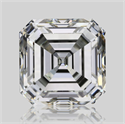 Natural Diamond 1.55 Carats, Asscher with  Cut, J Color, VS2 Clarity and Certified by GIA