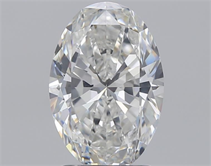 Foto Diamante Natural 2.01 quilates, Ovalado , Color F, claridad VS2 y certificado GIA de