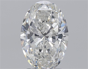 Foto Diamante Natural 2.01 quilates, Ovalado , Color F, claridad VS2 y certificado GIA de