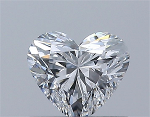Picture of Natural Diamond 0.51 Carats, Heart with  Cut, D Color, SI1 Clarity and Certified by GIA
