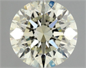 Natural Diamond 0.70 Carats, Round with Excellent Cut, M Color, SI1 Clarity and Certified by GIA