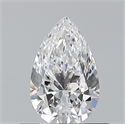 Diamante Natural 0.50 quilates, De pera , Color D, claridad VVS1 y certificado GIA