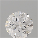 Natural Diamond 0.40 Carats, Round with Excellent Cut, D Color, I1 Clarity and Certified by GIA