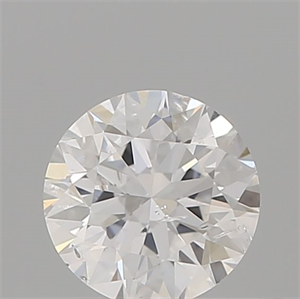 Picture of Natural Diamond 0.40 Carats, Round with Excellent Cut, D Color, I1 Clarity and Certified by GIA