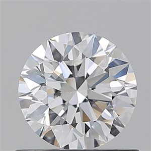 Picture of Natural Diamond 0.72 Carats, Round with Excellent Cut, F Color, VS2 Clarity and Certified by GIA