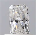 Natural Diamond 0.50 Carats, Radiant with  Cut, E Color, SI1 Clarity and Certified by GIA