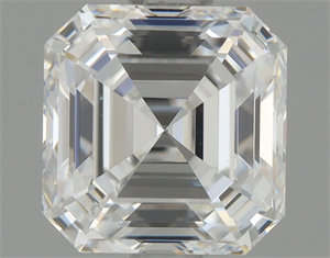 Picture of Natural Diamond 1.02 Carats, Asscher with  Cut, E Color, VVS2 Clarity and Certified by GIA