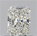 Natural Diamond 0.75 Carats, Radiant with  Cut, J Color, VVS1 Clarity and Certified by GIA