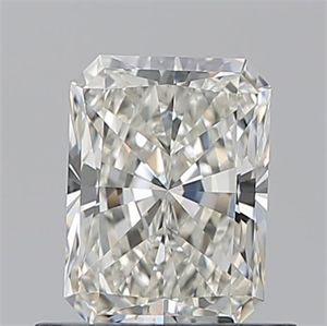 Picture of Natural Diamond 0.75 Carats, Radiant with  Cut, J Color, VVS1 Clarity and Certified by GIA