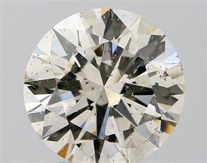 Picture of Natural Diamond 3.00 Carats, Round with Excellent Cut, J Color, SI2 Clarity and Certified by IGI