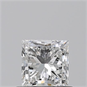 Natural Diamond 0.70 Carats, Princess with  Cut, F Color, VS2 Clarity and Certified by GIA
