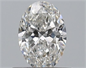 Diamante Natural 0.53 quilates, Ovalado , Color F, claridad VVS2 y certificado GIA