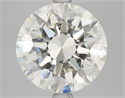 Diamante Natural 3.71 quilates, Redondo , Color J, claridad VS1 y certificado HRD