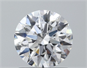 Lab Grown Diamond 1.20 Carats, Round with Ideal Cut, D Color, VVS2 Clarity and Certified by IGI