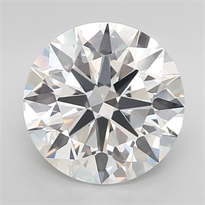 Picture of Lab Grown Diamond 5.50 Carats, Round with Ideal Cut, F Color, VVS2 Clarity and Certified by IGI