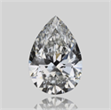 Natural Diamond 0.51 Carats, Pear with  Cut, F Color, VVS1 Clarity and Certified by GIA