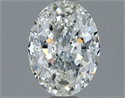 Natural Diamond 1.20 Carats, Oval with  Cut, G Color, VVS2 Clarity and Certified by IGI