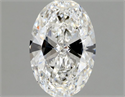 Diamante Natural 0.60 quilates, Ovalado , Color E, claridad VVS1 y certificado GIA