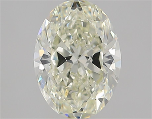 Picture of Natural Diamond 2.01 Carats, Oval with  Cut, L Color, SI2 Clarity and Certified by GIA