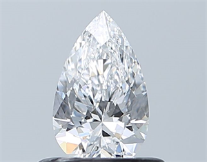 Picture of Natural Diamond 0.50 Carats, Pear with  Cut, D Color, VS2 Clarity and Certified by GIA