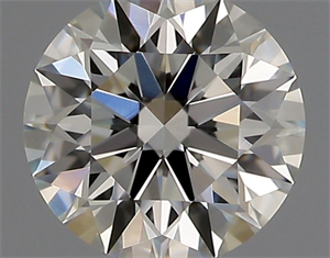 Picture of Natural Diamond 0.41 Carats, Round with Excellent Cut, I Color, VVS1 Clarity and Certified by GIA