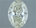 Natural Diamond 3.01 Carats, Oval with  Cut, J Color, SI2 Clarity and Certified by IGI
