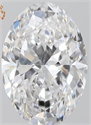 Natural Diamond 4.01 Carats, Oval with  Cut, D Color, SI1 Clarity and Certified by GIA