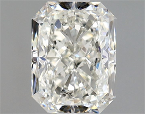 Picture of Natural Diamond 0.90 Carats, Radiant with  Cut, I Color, SI2 Clarity and Certified by GIA