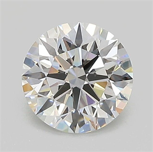 Picture of Lab Grown Diamond 1.06 Carats, Round with Ideal Cut, D Color, VS1 Clarity and Certified by IGI