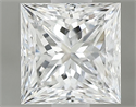 Diamante Natural 0.61 quilates, Princesa , Color E, claridad VS2 y certificado GIA