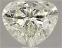 Natural Diamond 1.01 Carats, Heart with  Cut, L Color, SI2 Clarity and Certified by HRD