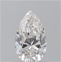 Natural Diamond 0.90 Carats, Pear with  Cut, G Color, VS1 Clarity and Certified by GIA